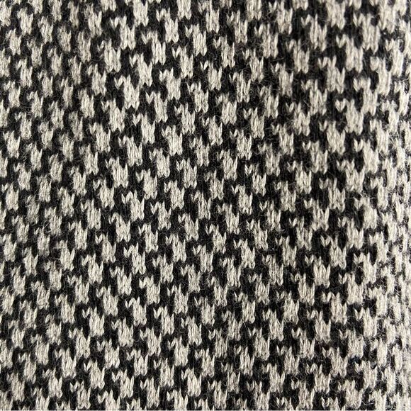 LOU & GREY Women’s Quarter Zipper Jacket Black and Grey Houndstooth Size Small - Picture 7 of 8